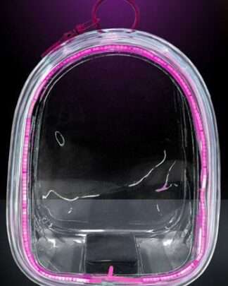 HaloPop Kristallklare Display-Tasche LED Glow Lighting (Pink) 18 cm Sortiment (6)