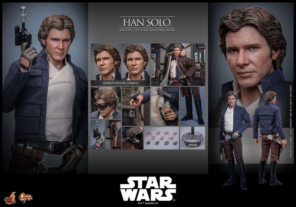 Star Wars Episode V Movie Masterpiece Actionfigur 1/6 Han Solo 31 cm – Bild 21