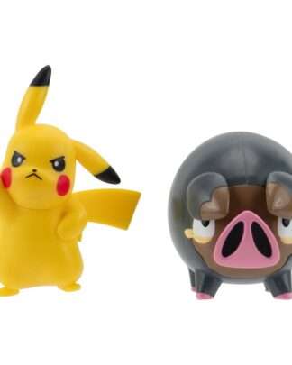 Pokémon Battle Figure Set Figuren 2er-Pack Pikachu #5, Ferkuli 5 cm