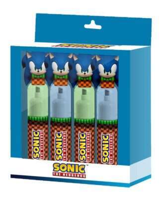 Sonic - The Hedgehog Textmarker 4-er Pack - Beschädigte Verpackung