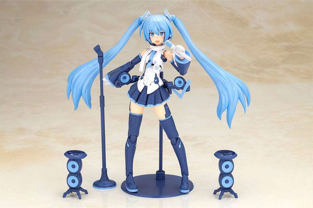 Frame Arms Girl x Hatsune Miku Plastic Model Kit Frame Music Girl Snow Miku Another Color Ver. 15 cm – Bild 5