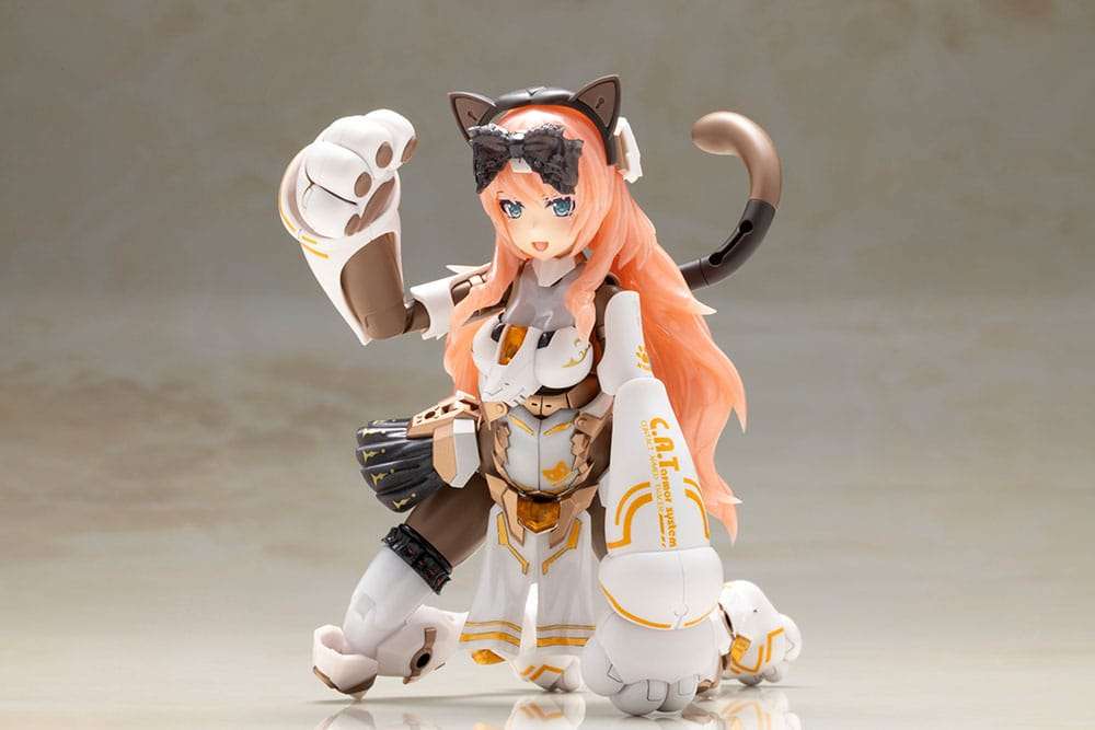 Frame Arms Girl Plastic Model Kit Durga I Cat Armor Ver. Calico 16 cm – Bild 4