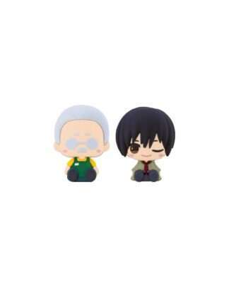 Sakamoto Days Pote Raba Rubber Mascot PVC Mini-Figuren Sakamoto Taro & Nagumo 8 cm