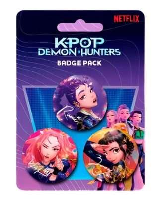 KPop Demon Hunters Ansteck-Buttons 3er-Pack