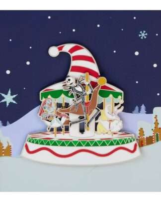 Nightmare Before Christmas by Loungefly Ansteck-Pins Christmas Town Carousel 3" Limited Edition 8 cm