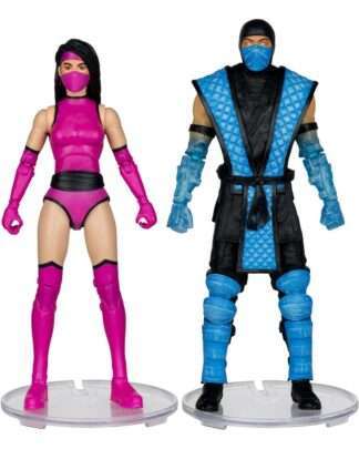 Mortal Kombat Actionfiguren 2er-Pack Sub-Zero vs. Mileena (Klassiks) 18 cm