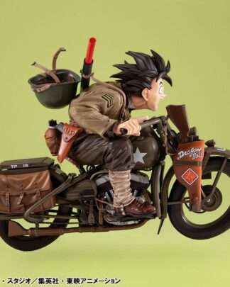 Dragonball Z 05 Desktop Real McCoy PVC Diorama Son Goku & Bike 18 cm