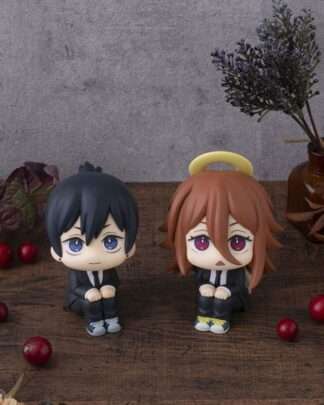 Chainsaw Man The Movie: Reze Arc Look Up PVC Statue Aki Hayakawa Smile Ver. & Angel Devil Set (with gift) 11 cm