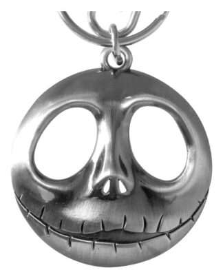 Nightmare before Christmas Metall-Schlüsselanhänger Jack Head with Bow
