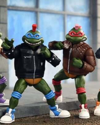 Teenage Mutant Ninja Turtles (Cartoon) Actionfiguren 4er-Pack Punk Turtles 18 cm