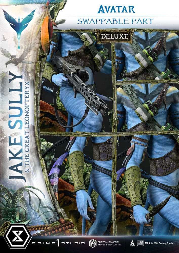 Avatar (Film) Real Elite Masterline Series Statue 1/4 Jake Sully & The Great Leonopteryx Deluxe Bonus Ver. 87 cm – Bild 7