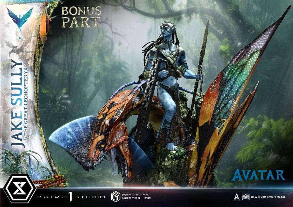 Avatar (Film) Real Elite Masterline Series Statue 1/4 Jake Sully & The Great Leonopteryx Deluxe Bonus Ver. 87 cm – Bild 11