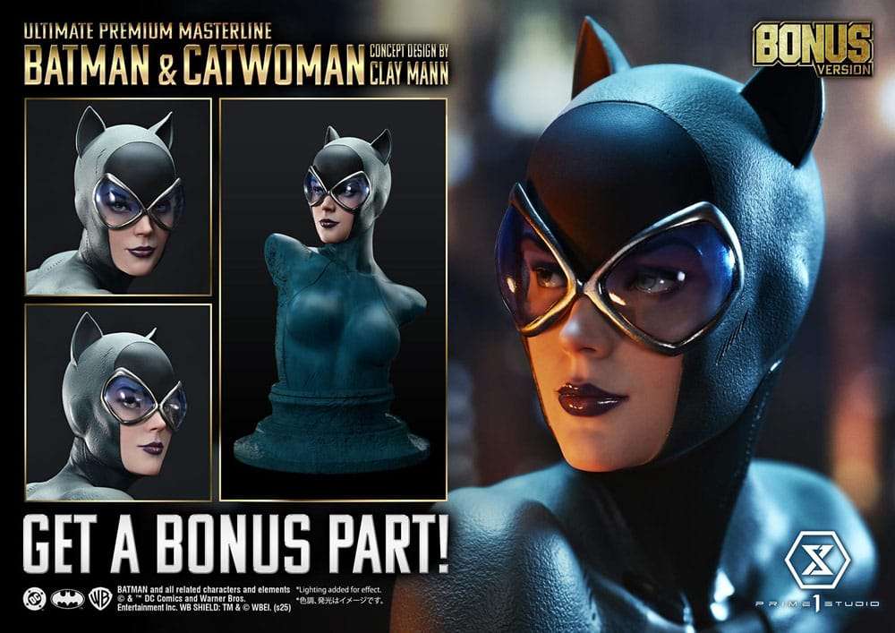 DC Comics Ultimate Premium Masterline Series Statue 1/4 Batman & Catwoman (Concept Design by Clay Mann) Bonus Version 56 cm – Bild 2