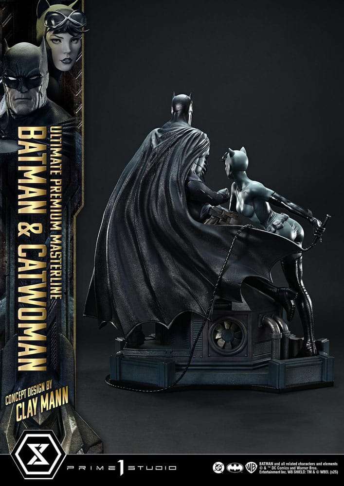 DC Comics Ultimate Premium Masterline Series Statue 1/4 Batman & Catwoman (Concept Design by Clay Mann) Bonus Version 56 cm – Bild 13