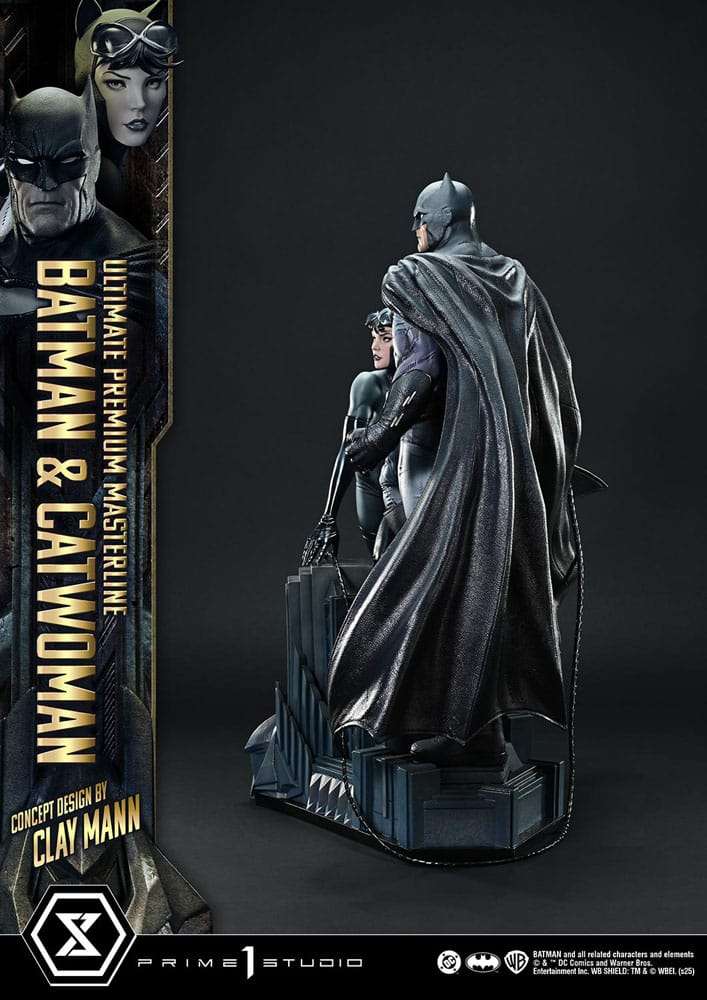 DC Comics Ultimate Premium Masterline Series Statue 1/4 Batman & Catwoman (Concept Design by Clay Mann) Bonus Version 56 cm – Bild 14