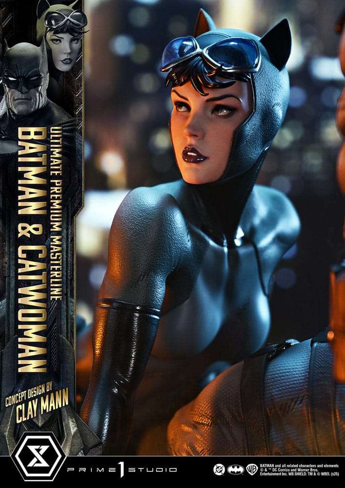 DC Comics Ultimate Premium Masterline Series Statue 1/4 Batman & Catwoman (Concept Design by Clay Mann) Bonus Version 56 cm – Bild 22