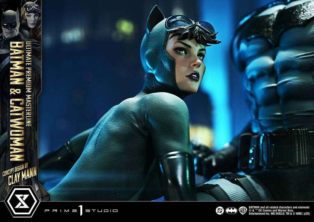 DC Comics Ultimate Premium Masterline Series Statue 1/4 Batman & Catwoman (Concept Design by Clay Mann) Bonus Version 56 cm – Bild 23