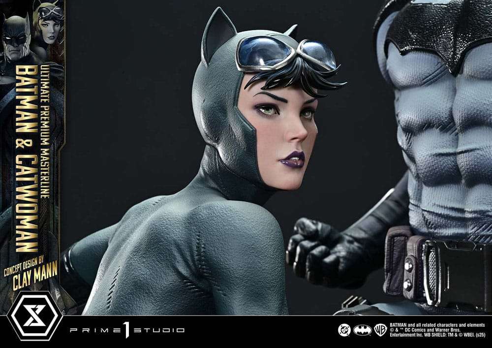 DC Comics Ultimate Premium Masterline Series Statue 1/4 Batman & Catwoman (Concept Design by Clay Mann) Bonus Version 56 cm – Bild 24
