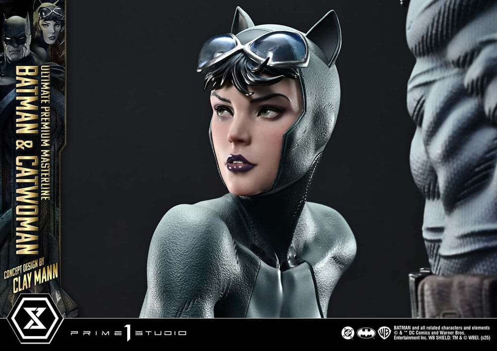 DC Comics Ultimate Premium Masterline Series Statue 1/4 Batman & Catwoman (Concept Design by Clay Mann) Bonus Version 56 cm – Bild 25
