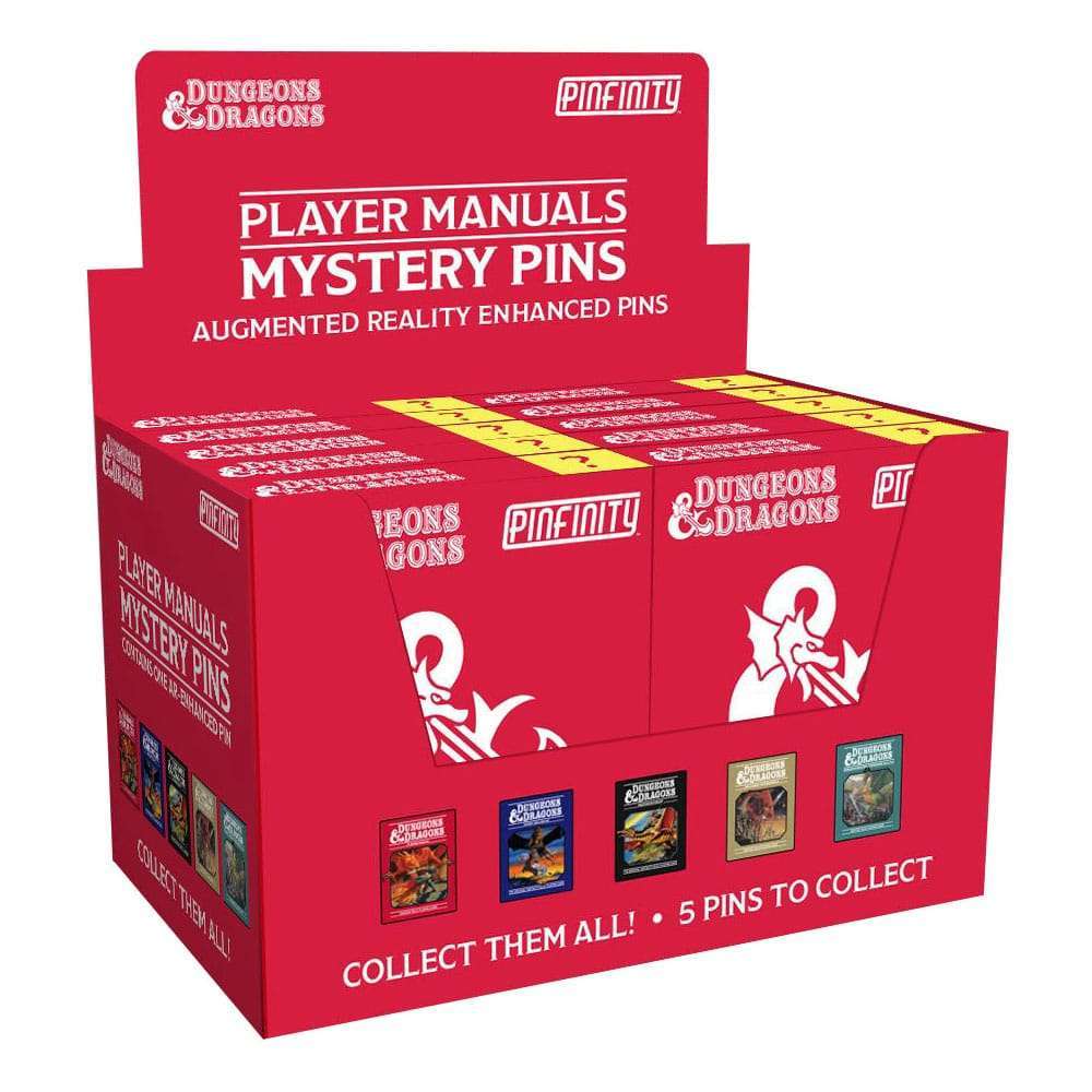 Dungeons & Dragons Ansteck-Pins Blind Box Mystery Player Manuel Pins Sortiment (10)