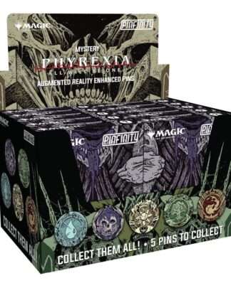 Magic: The Gathering Ansteck-Pins Blind Box Mystery Phyrexia Infected Lands Sortiment (10)