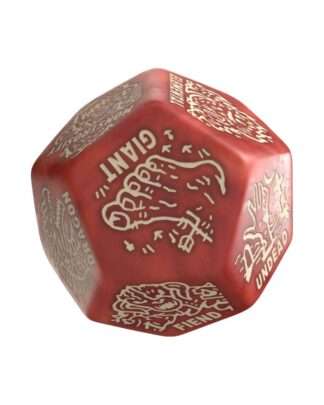 Viridian Würfel Jumbo Würfel Monster Generator Die D12 Rot