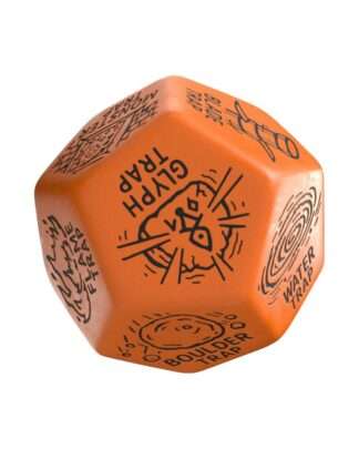 Viridian Würfel Jumbo Würfel Trap Generator Die D12 Orange