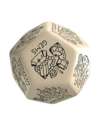Viridian Würfel Jumbo Würfel Treasure Generator Die D12 Beige