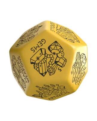 Viridian Würfel Jumbo Würfel Treasure Generator Die D12 Gelb