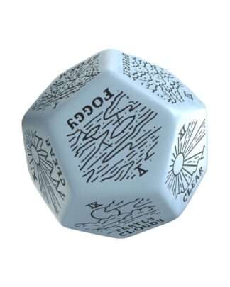 Viridian Würfel Jumbo Würfel Weather Generator Die D12 Blau