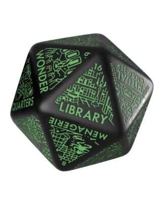 Viridian Würfel Jumbo Würfel Dungeon Room Generator D20 Schwarz