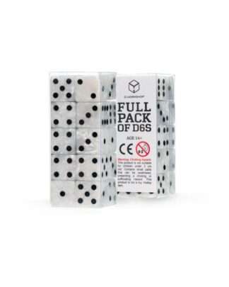 Q Workshop Würfel Set Full Pack D6 Pearl (20)