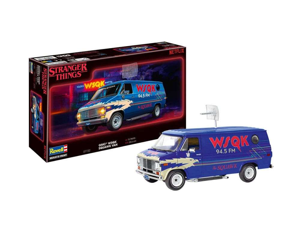 Stranger Things Modellbausatz 1/25 Squawk Van 21 cm – Bild 2