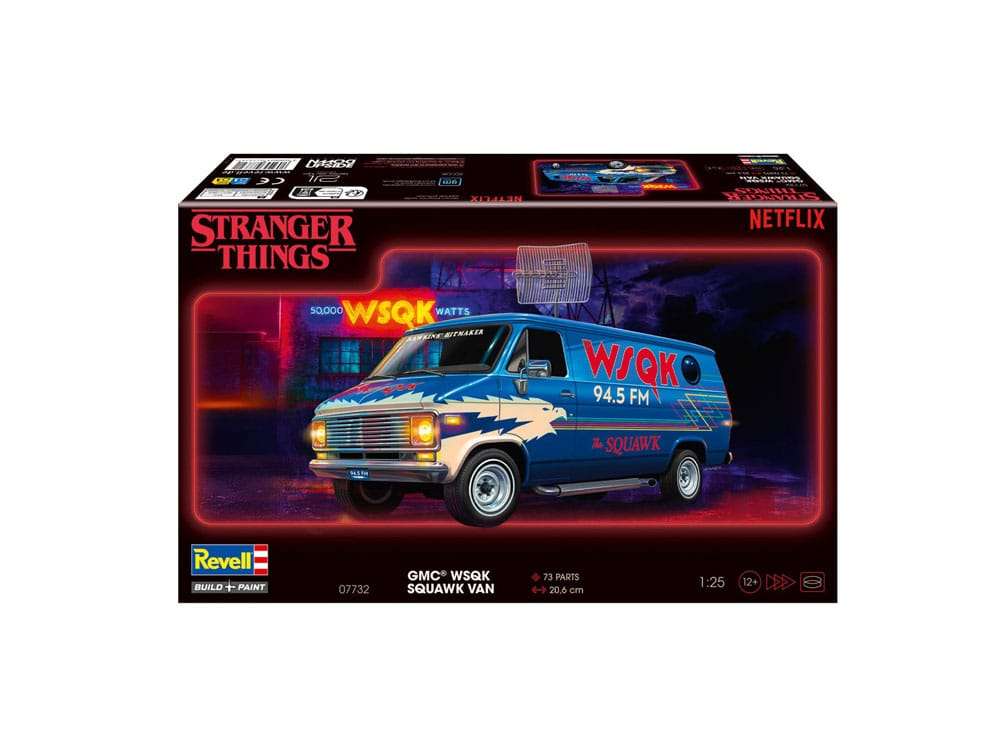 Stranger Things Modellbausatz 1/25 Squawk Van 21 cm – Bild 9
