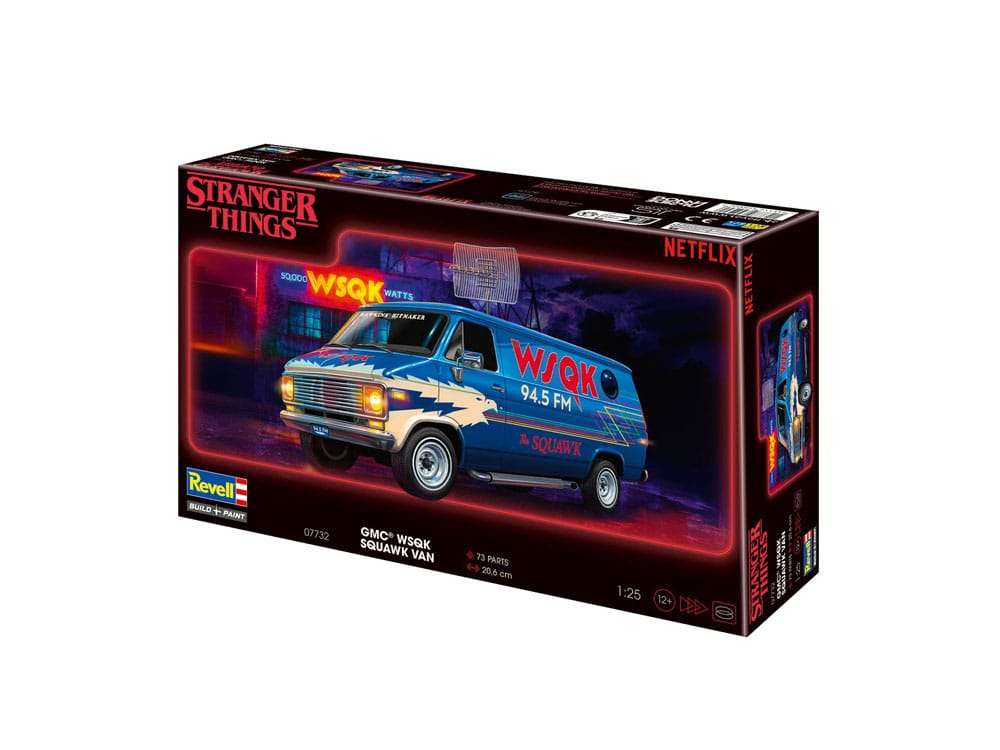 Stranger Things Modellbausatz 1/25 Squawk Van 21 cm – Bild 10