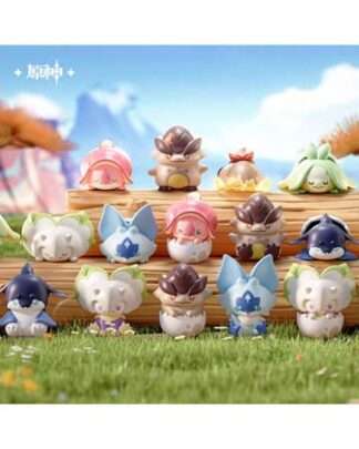 Genshin Impact Natlan Saurian Series Minifiguren 4 cm Blind Box Display (20)