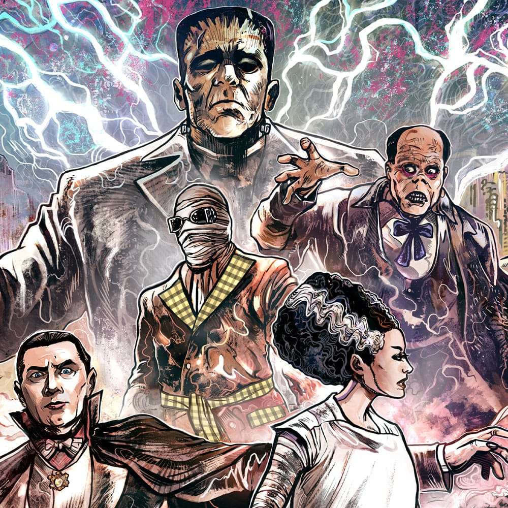 Universal Monsters Kunstdruck Universal Monsters by Vincenzo Riccardi 61 x 41 cm - ungerahmt – Bild 4