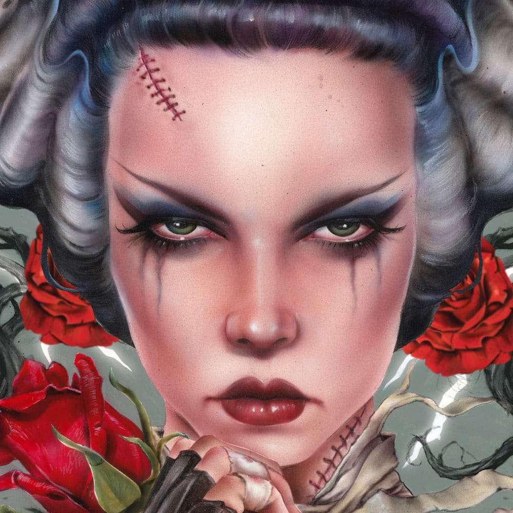 Frankensteins Braut Kunstdruck Bride Afterlife by Brian M. Viveros 61 x 41 cm - ungerahmt – Bild 3