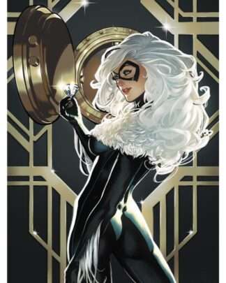 The Amazing Spider-Man Kunstdruck Cosmic Black Cat 61 x 41 cm - ungerahmt