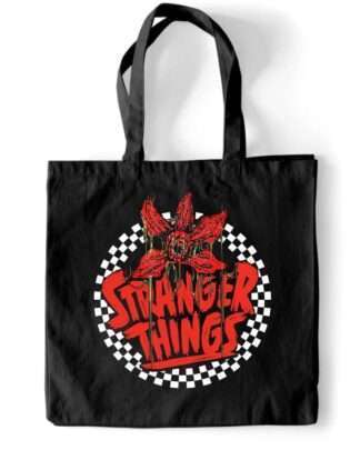 Stranger Things Tragetasche Checkered Circle