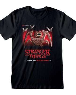 Stranger Things T-Shirt 8 Bit Upside Down