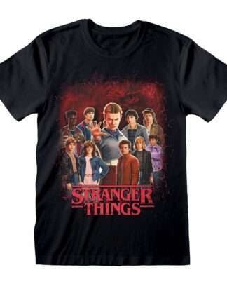 Stranger Things T-Shirt Group of all Characters