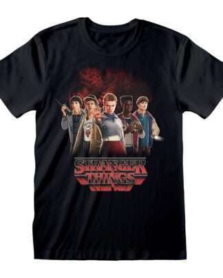 Stranger Things T-Shirt Group with Vecna behind
