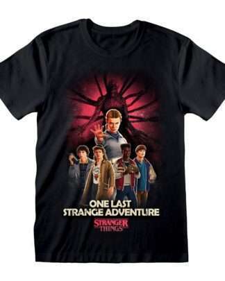 Stranger Things T-Shirt Group Artwork One Last Strange Adventure Colour