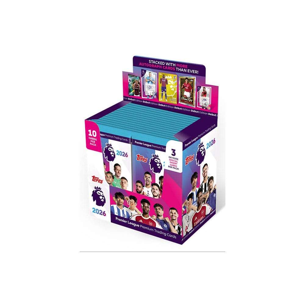 Premier League 2025/26 Trading Cards Booster Display (28) - Beschädigte Verpackung