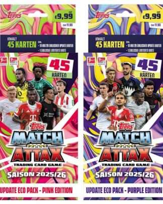 Bundesliga Match Attax Trading Cards 2025/26 Update Eco Pack