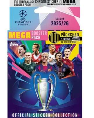 UEFA Champions League 2025/26 Sticker Collection Mega Eco Pack