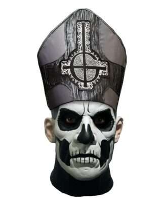 Ghost Maske mit Hut Papa Emeritus II Deluxe