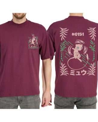 Pokémon T-Shirt Mew Bordeaux