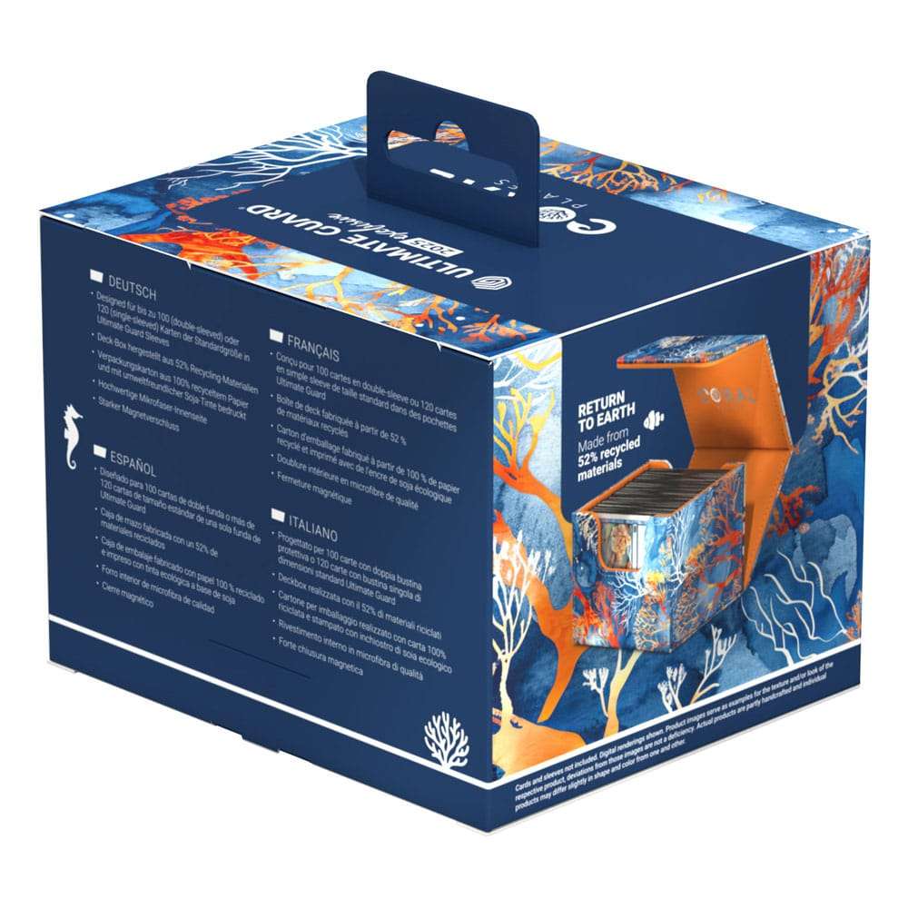 Ultimate Guard Sidewinder 100+ Xenoskin 2025 Exclusive "Coral Places" - Fiery Reef - Beschädigte Verpackung – Bild 10